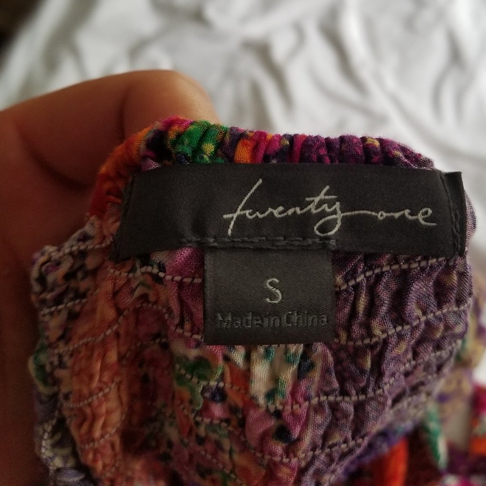 Fit & Flare High Neck Halter Patchwork Dress - Picture 5 of 5